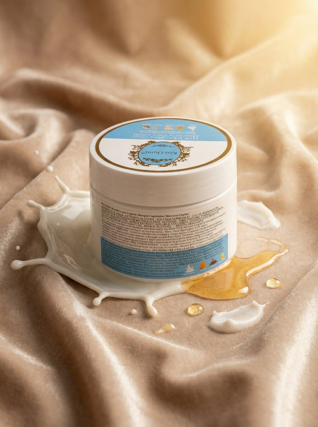Maschera Capelli Latte & Miele – Nutriente, Riparatrice e Ultra Idratante (500ml) - Abbigliamento Jessica