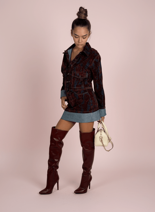 Metropolitan Set Bordeux - Abbigliamento Jessica