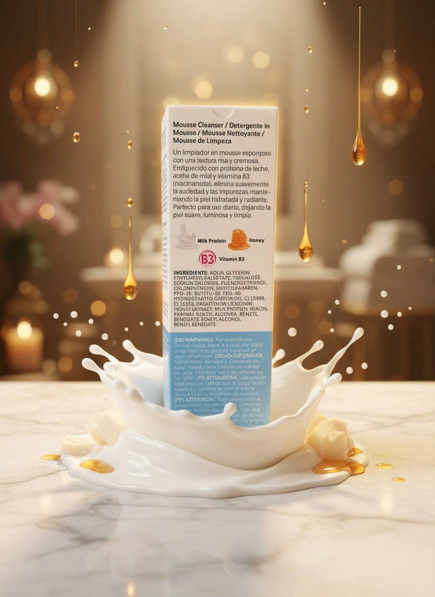 Milk & Honey – Mousse Detergente Viso | Delicata e Idratante - Abbigliamento Jessica