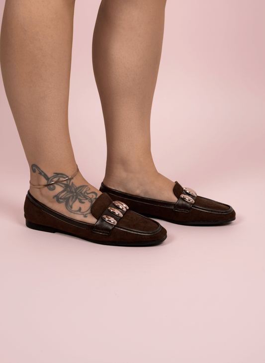 Mocassino Chunky Chic Nero - Abbigliamento Jessica