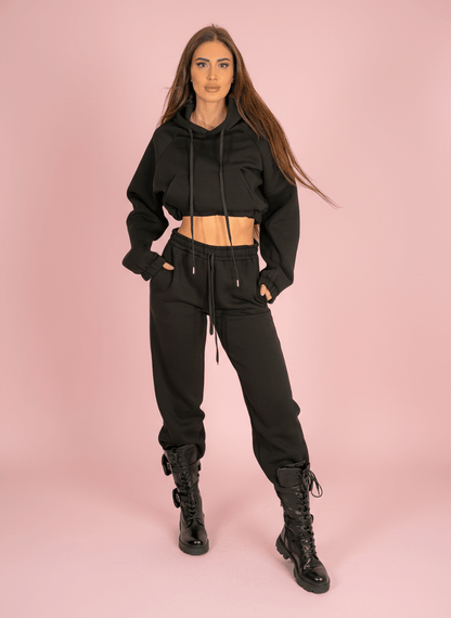 Pantalone Street Jogger Nero - Abbigliamento Jessica