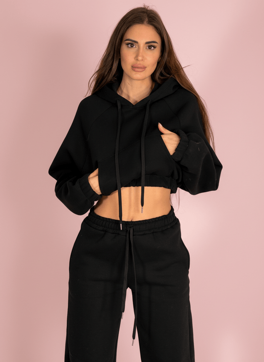 Pantalone Street Jogger Nero - Abbigliamento Jessica