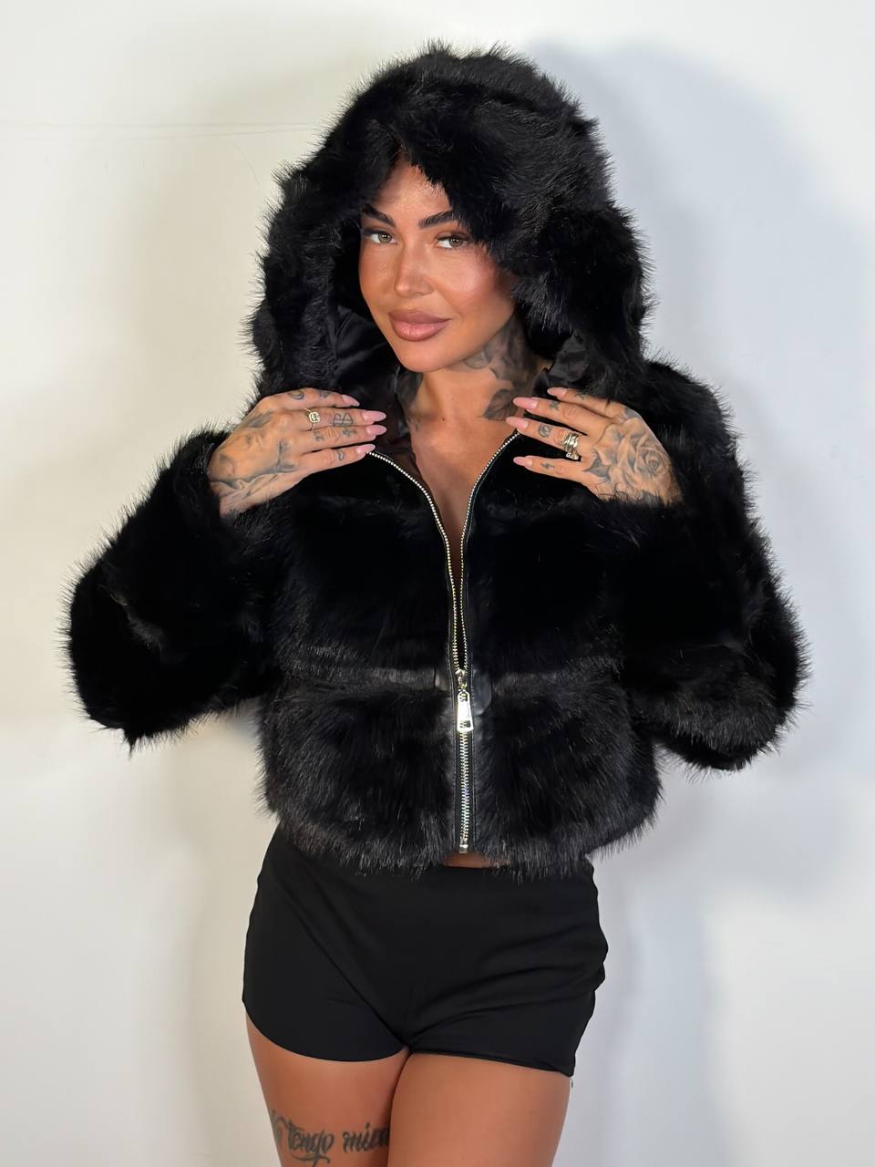 Eco Fur Soft Glam Crop