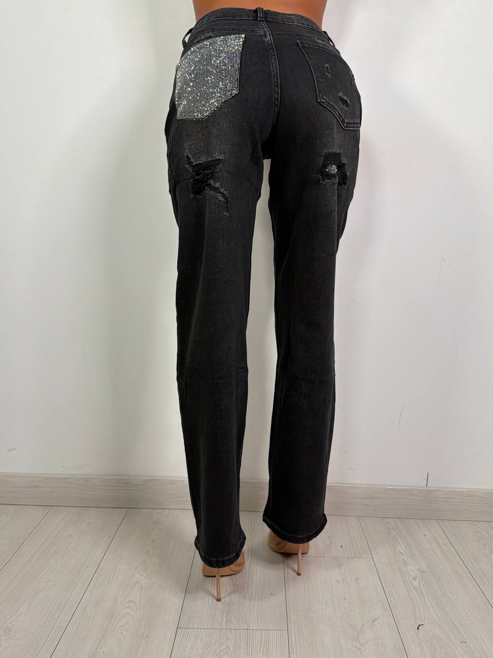Jeans Tasca Strass
