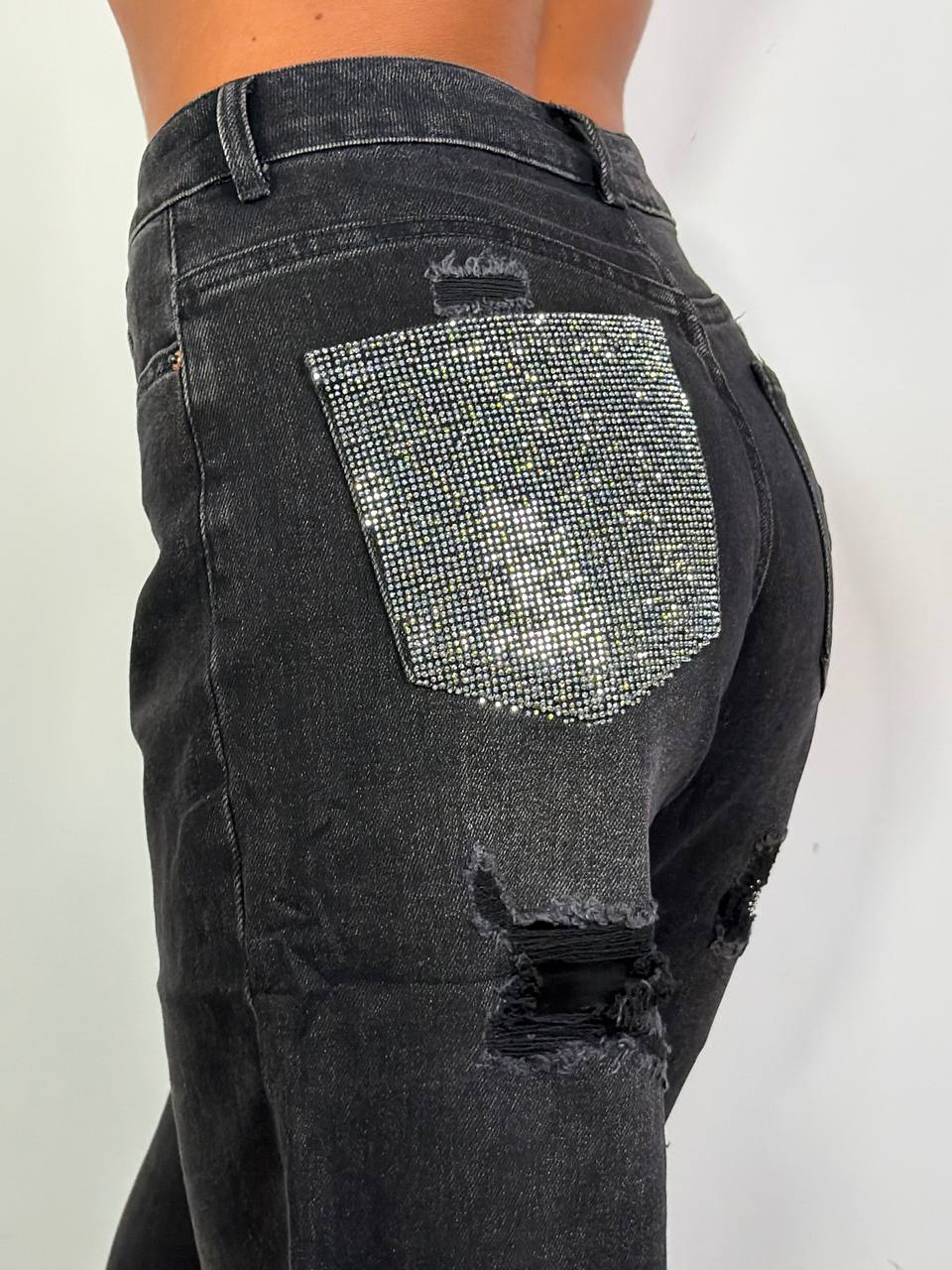 Jeans Tasca Strass