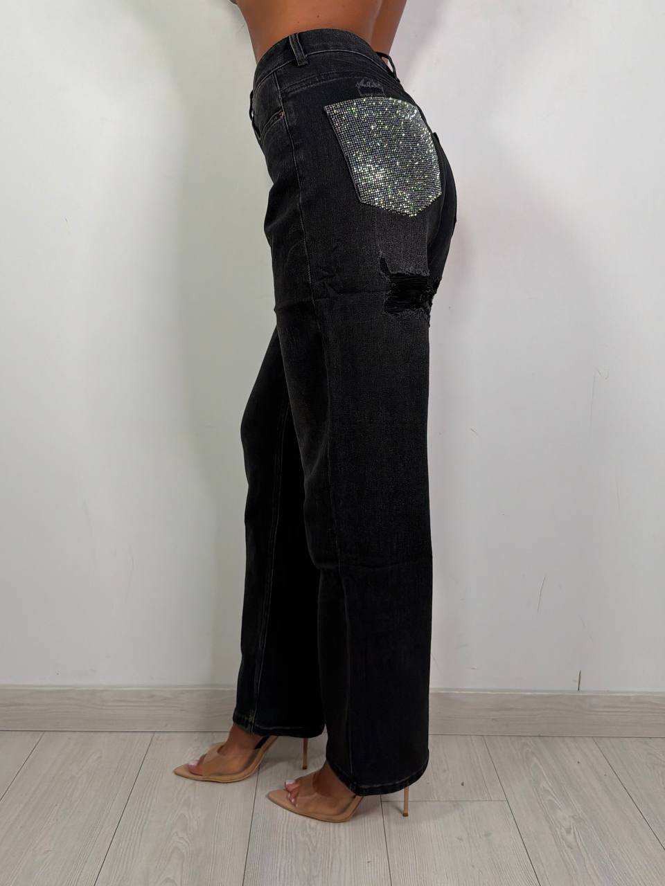Jeans Tasca Strass