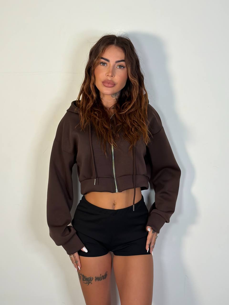 Felpa Miami Crop