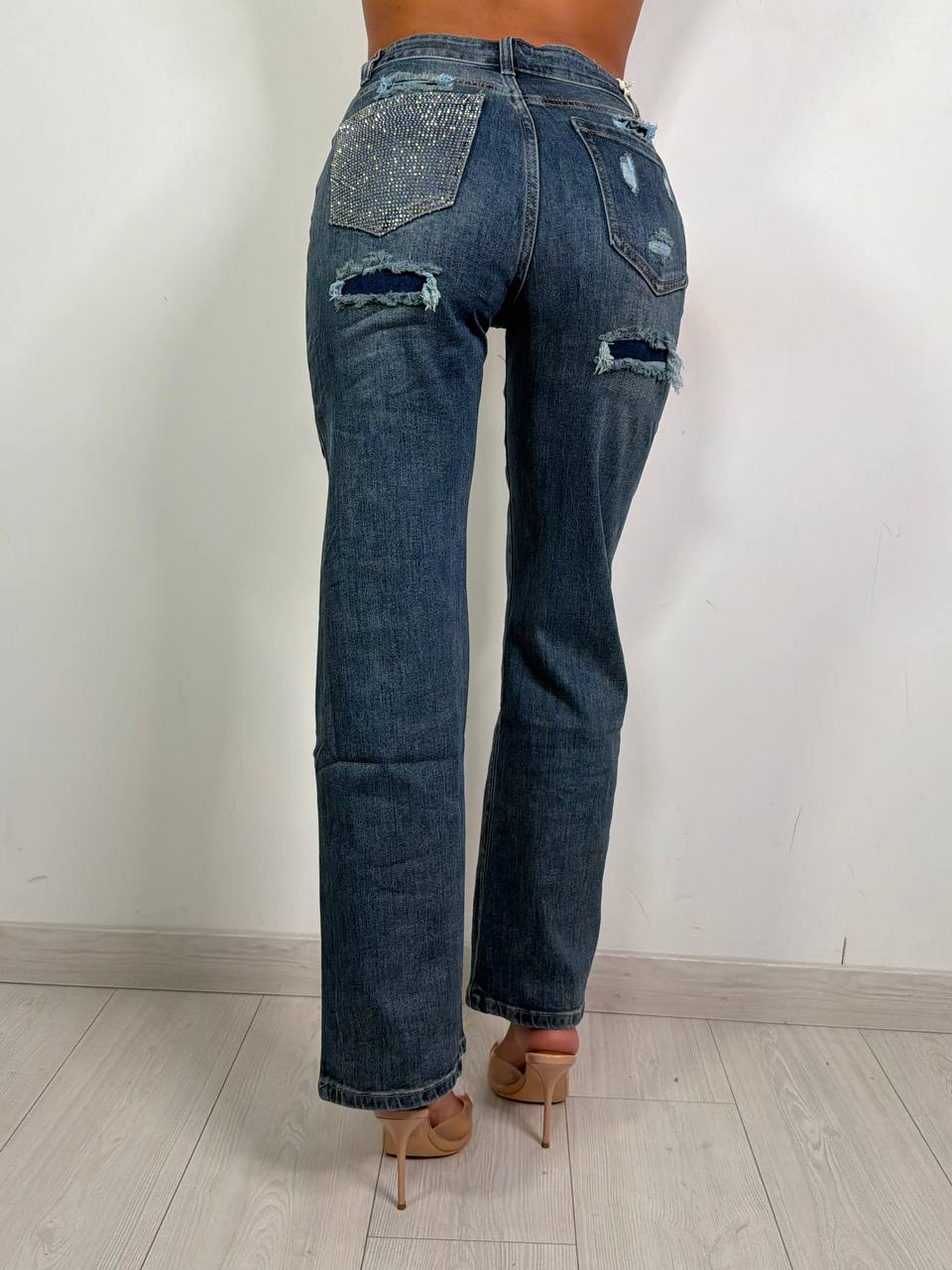 Jeans Tasca Strass