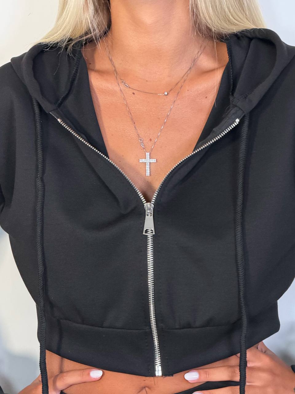 Felpa Miami Crop