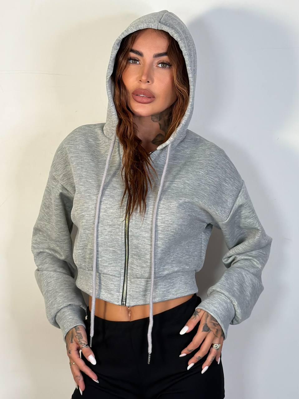 Felpa Miami Crop