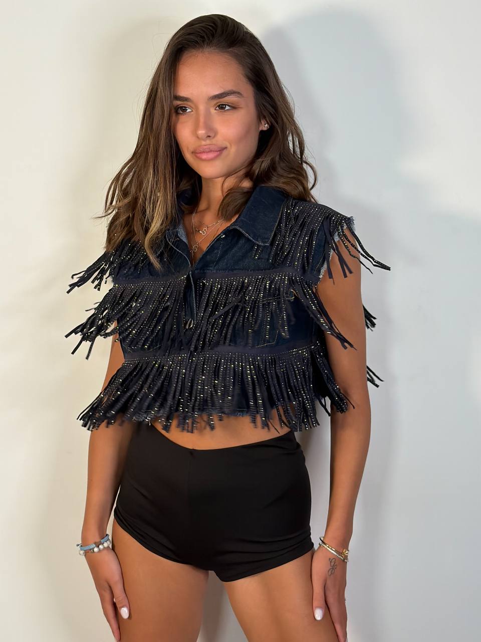 Gilet West Crop