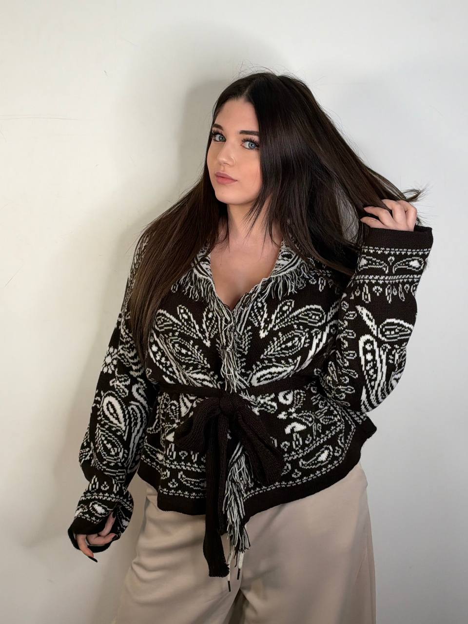 Cardigan Bandana Crop