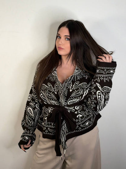 Cardigan Bandana Crop