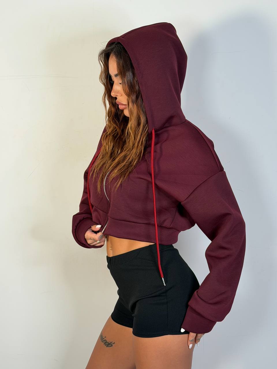 Felpa Miami Crop