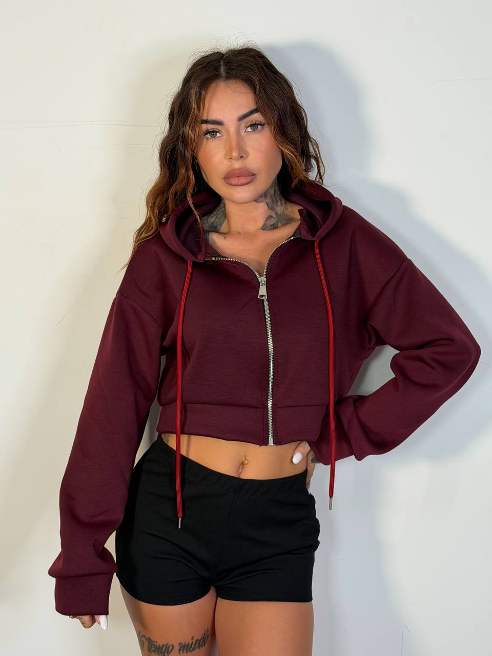 Felpa Miami Crop