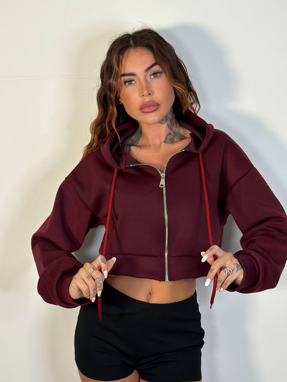 Felpa Miami Crop