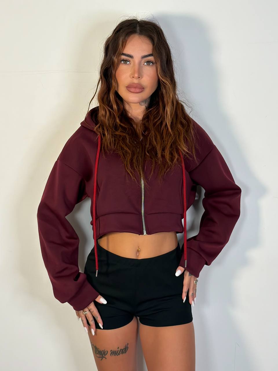 Felpa Miami Crop