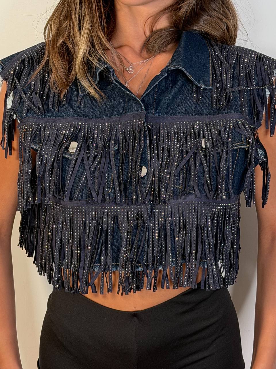 Gilet West Crop