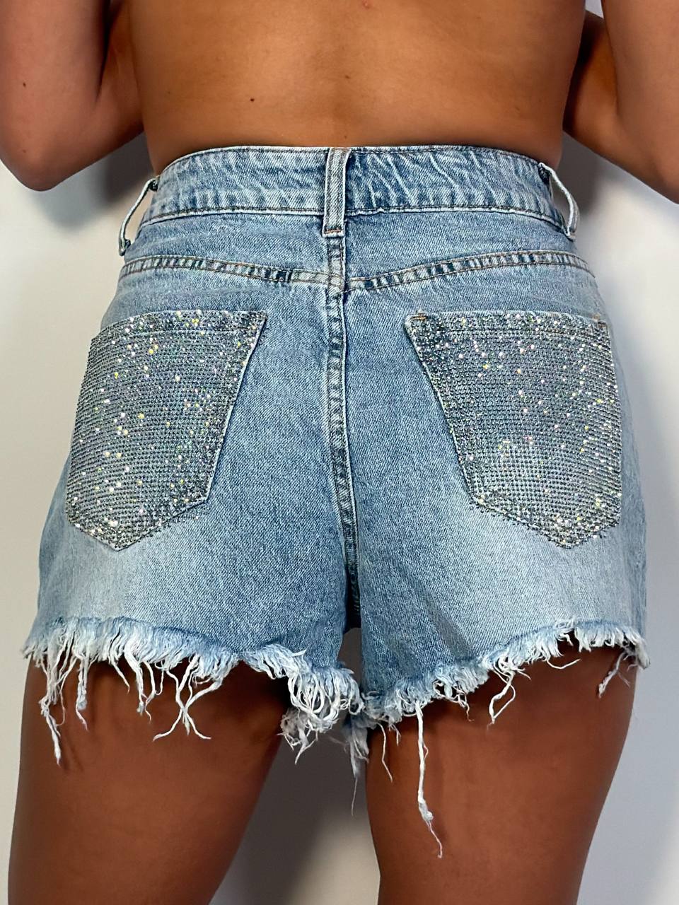 Shorts Double Strass