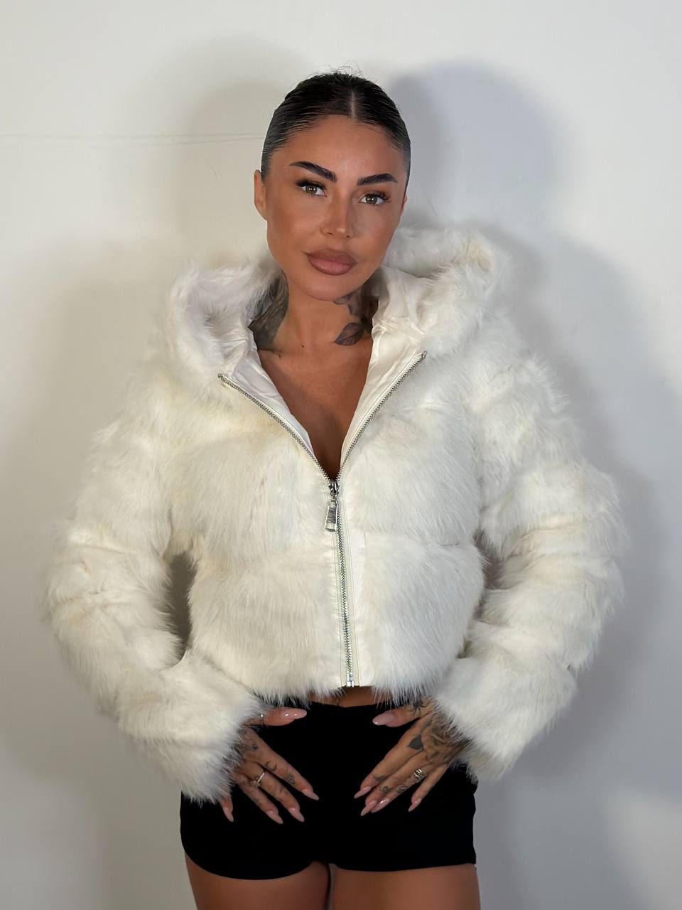 Eco Fur Soft Glam Crop