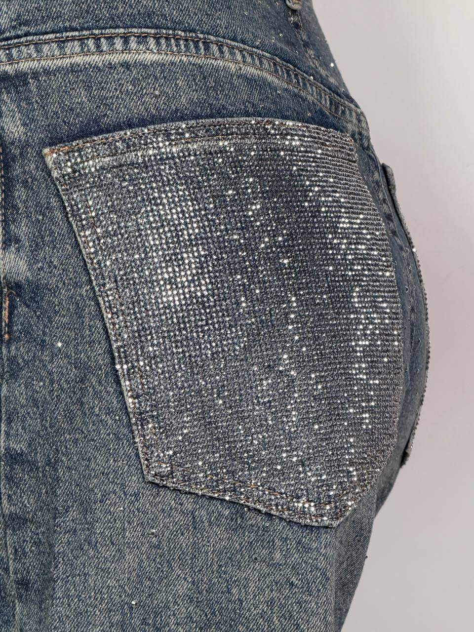 Jeans Double Strass