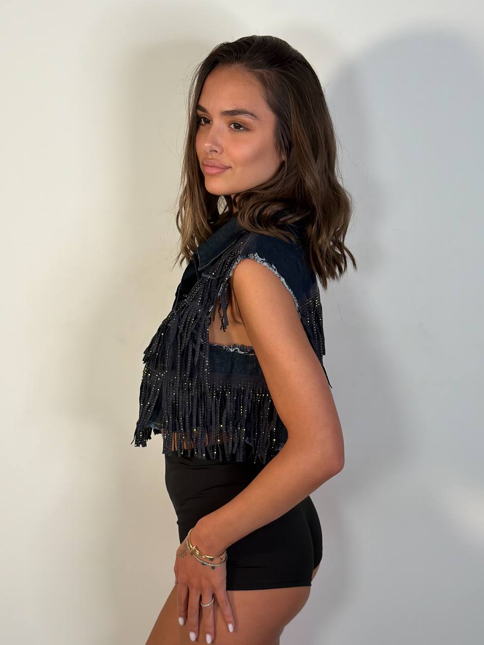 Gilet West Crop