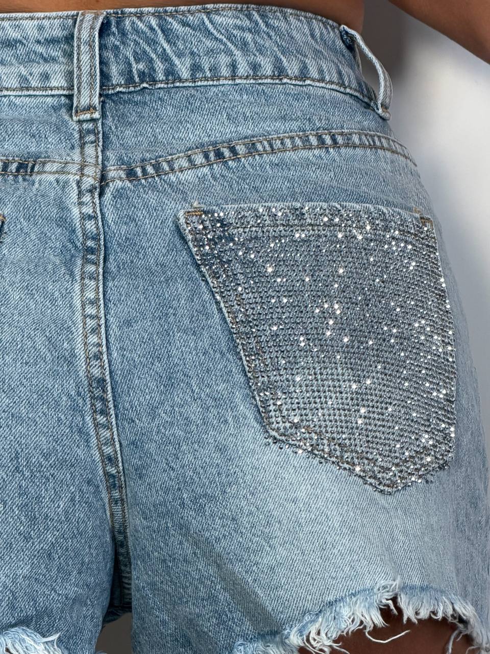Shorts Double Strass
