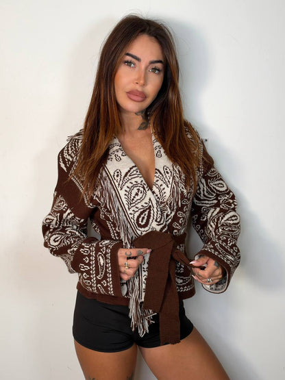 Cardigan Bandana Crop