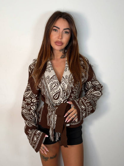 Cardigan Bandana Crop