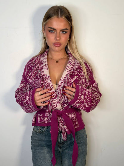Cardigan Bandana Crop