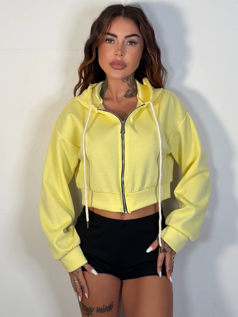 Felpa Miami Crop