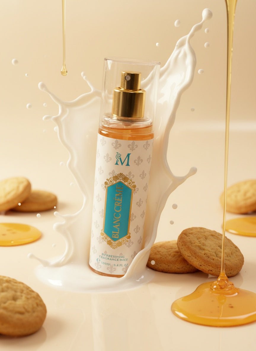 Profumatore Tessuti BLANC CRÈME – Effetto Dolce Latte & Biscotto 🍯 | Profumo da Sogno per Vestiti (100ml) - Abbigliamento Jessica
