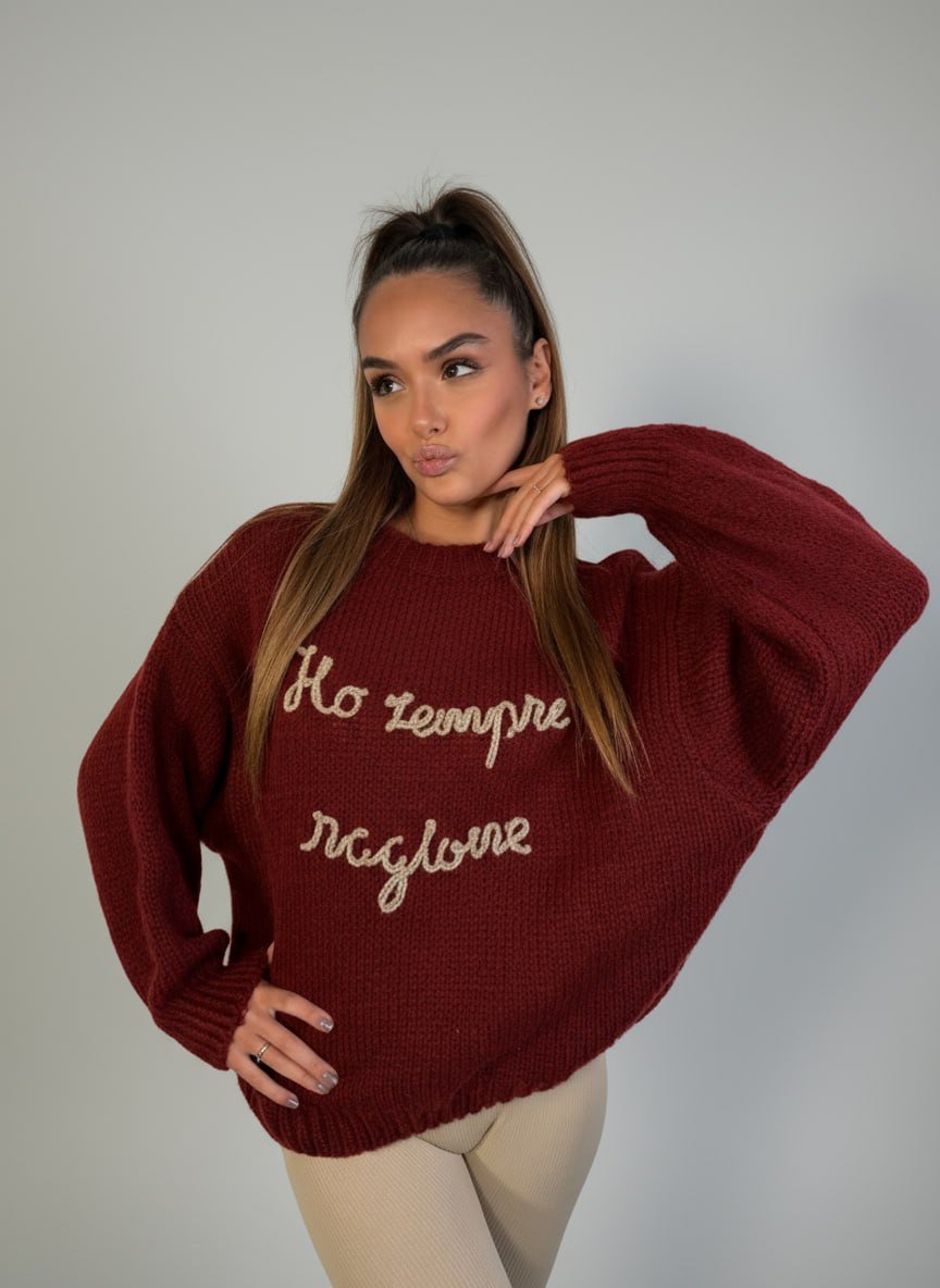 Pull Ho Sempre Ragione - Abbigliamento Jessica
