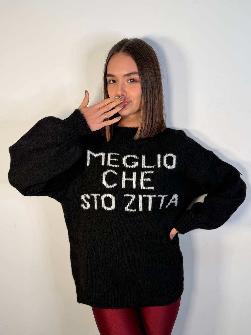 Pull Meglio Sto Zitta - Abbigliamento Jessica
