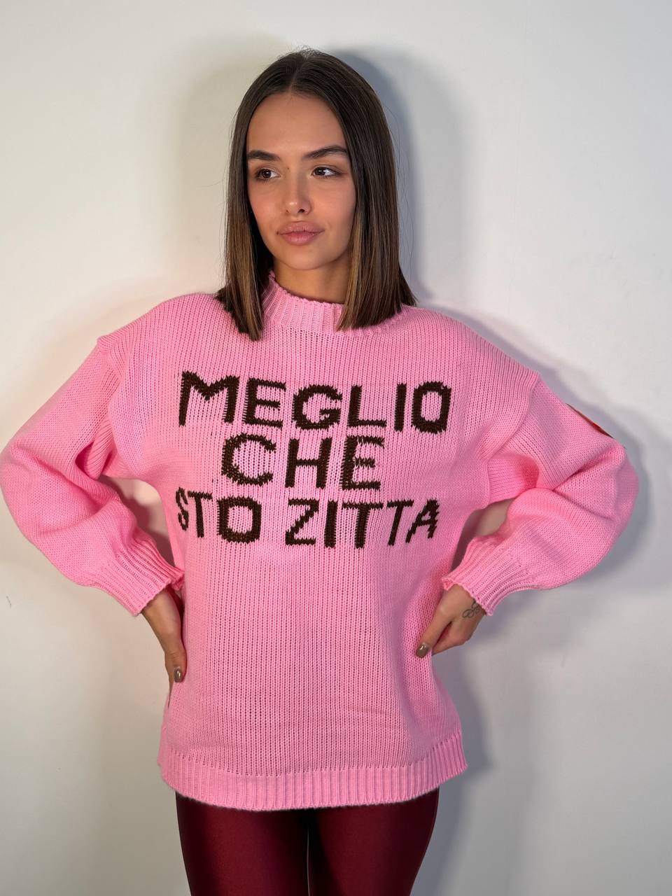 Pull Meglio Sto Zitta - Abbigliamento Jessica