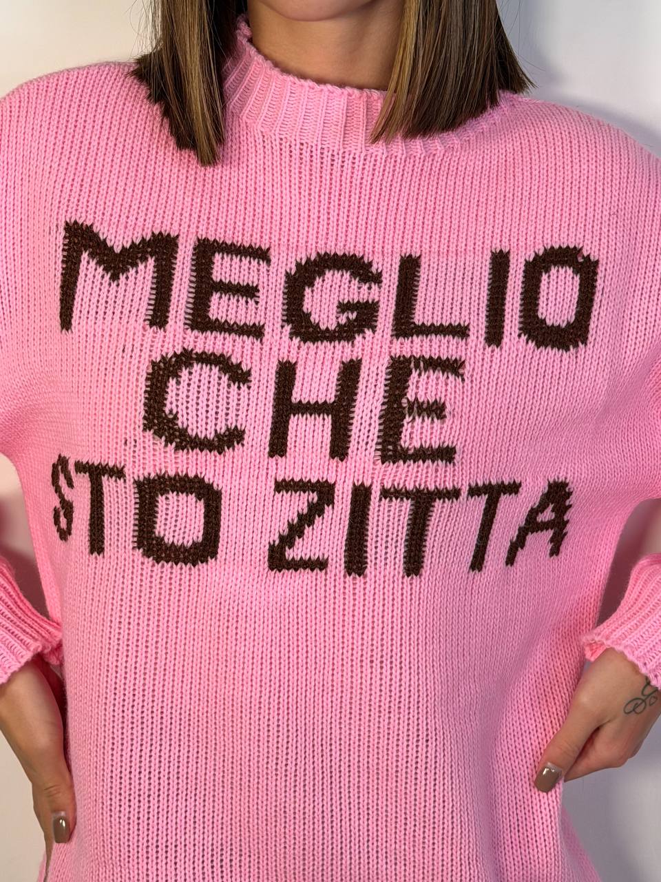 Pull Meglio Sto Zitta - Abbigliamento Jessica