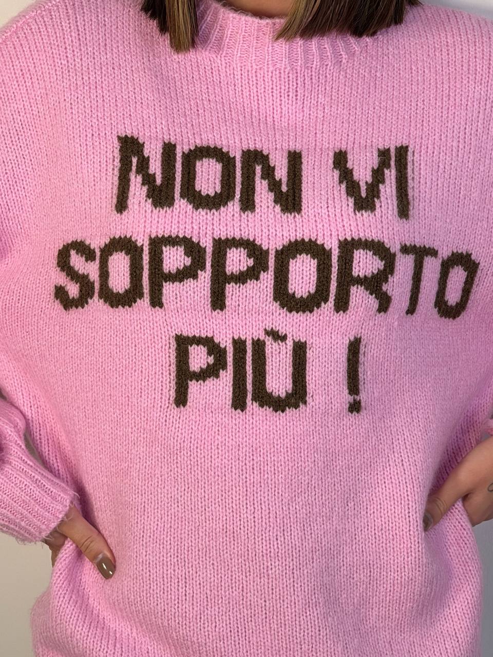 Pull Non Vi Sopporto Piu - Abbigliamento Jessica