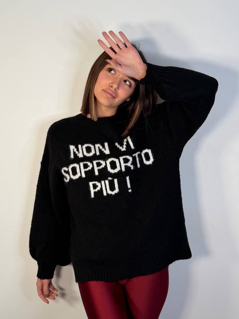 Pull Non Vi Sopporto Piu - Abbigliamento Jessica
