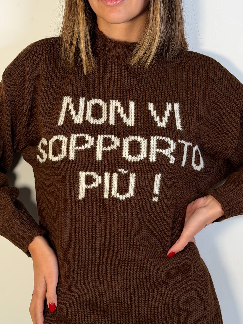 Pull Non Vi Sopporto Piu - Abbigliamento Jessica