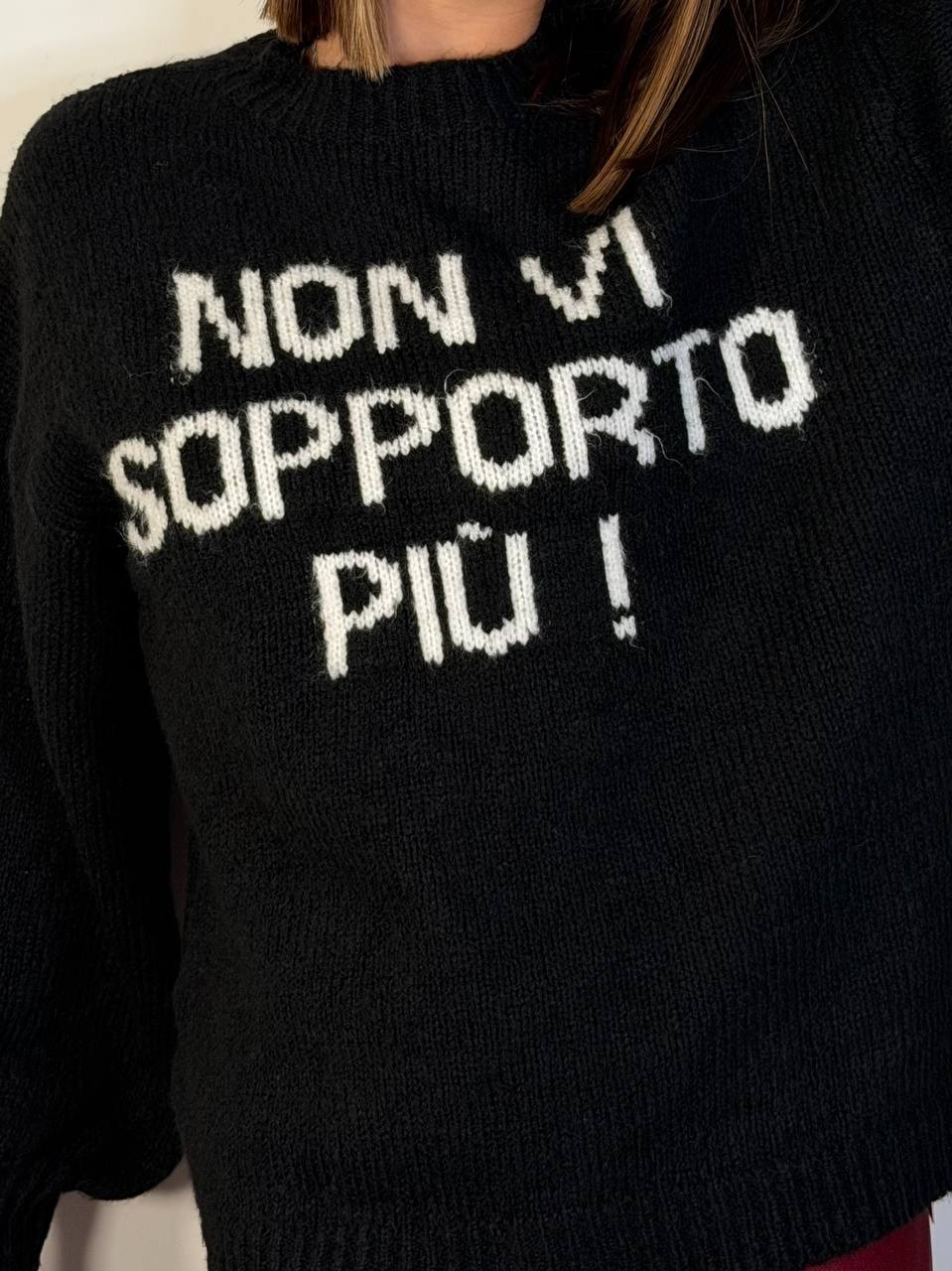 Pull Non Vi Sopporto Piu - Abbigliamento Jessica