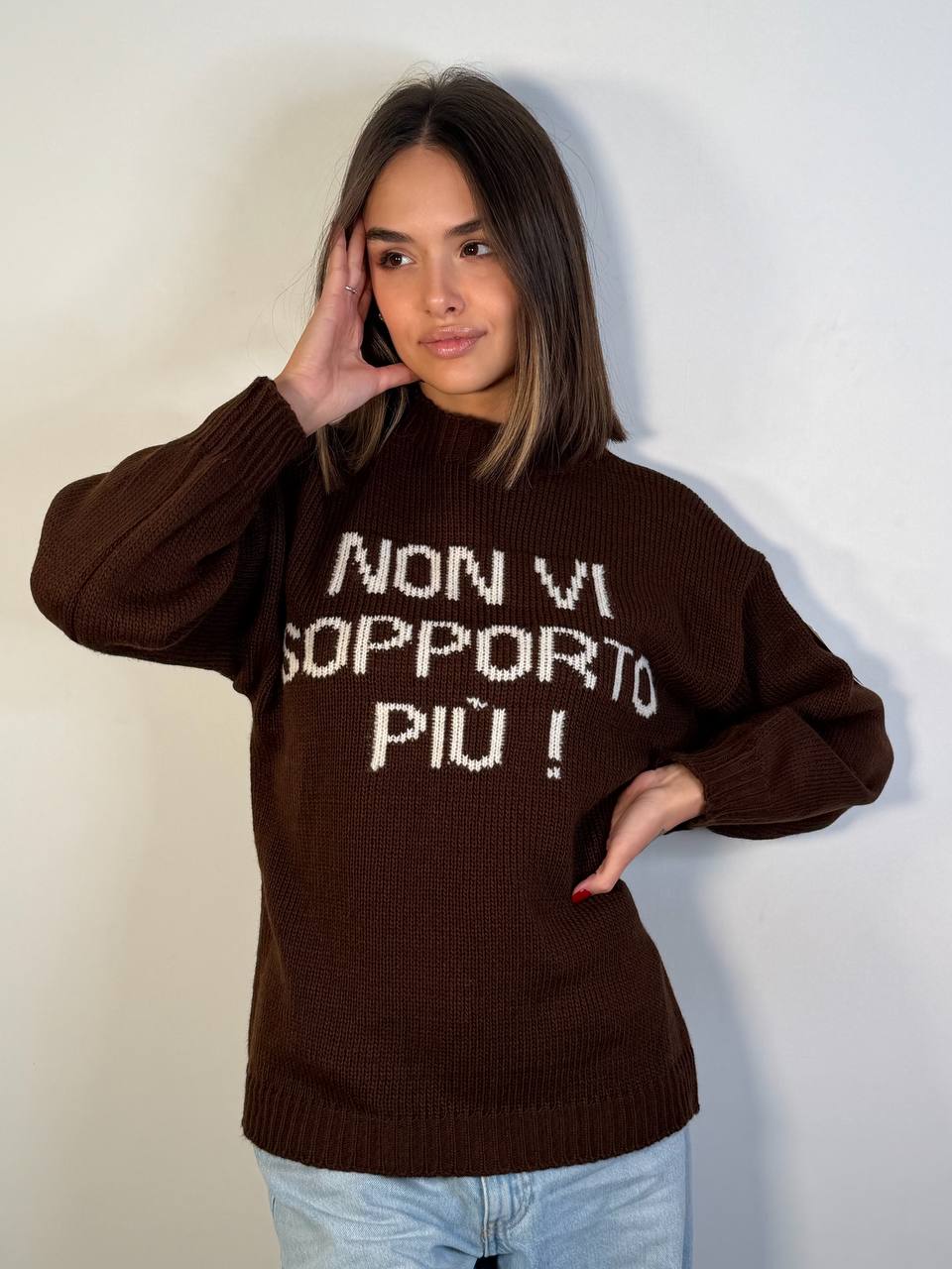 Pull Non Vi Sopporto Piu - Abbigliamento Jessica