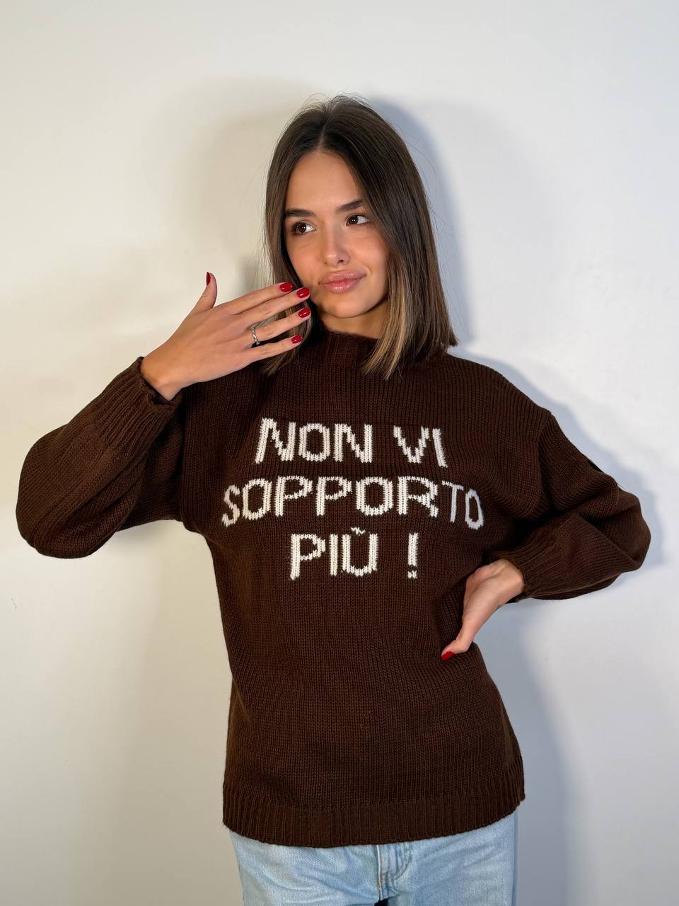 Pull Non Vi Sopporto Piu - Abbigliamento Jessica