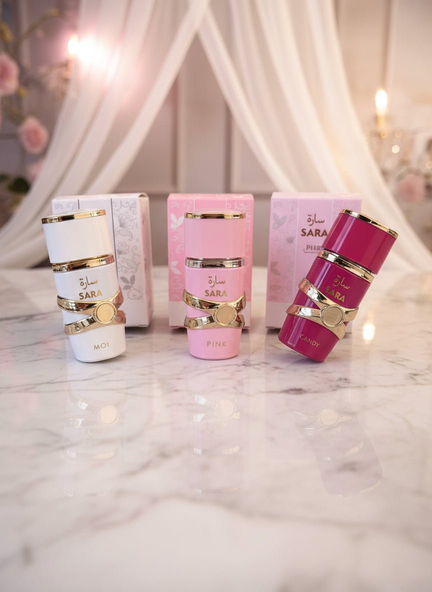 Sara - Tris Eau de Parfum 25ml | Moi, Pink & Candy - Abbigliamento Jessica
