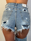 Shorts Tasca Strass - Abbigliamento Jessica