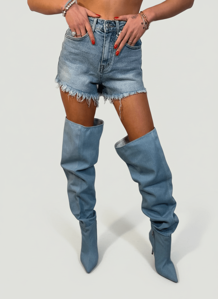 Shorts Tasca Strass - Abbigliamento Jessica