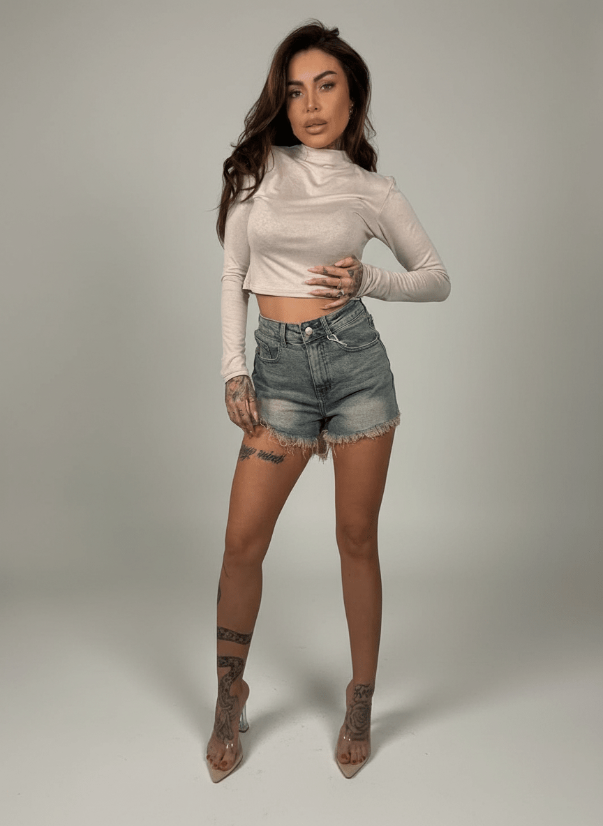 Shorts Tasca Strass - Abbigliamento Jessica