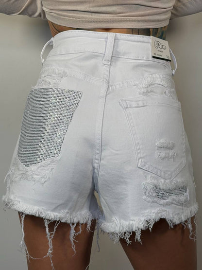 Shorts Tasca Strass - Abbigliamento Jessica