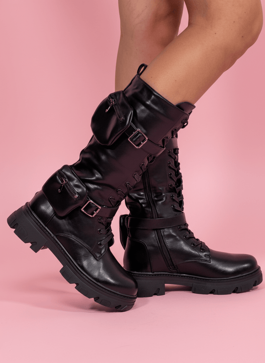 Stivale Combat Pocket - Abbigliamento Jessica