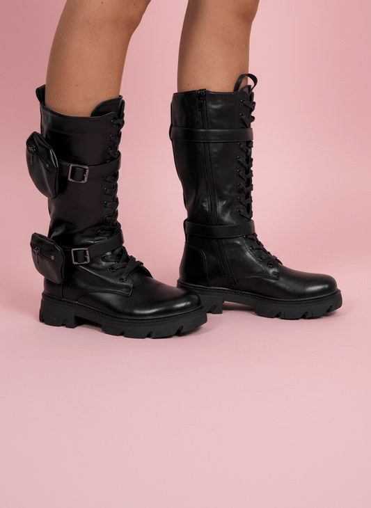 Stivale Combat Pocket - Abbigliamento Jessica