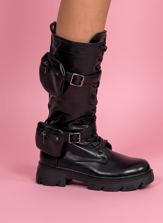 Stivale Combat Pocket - Abbigliamento Jessica